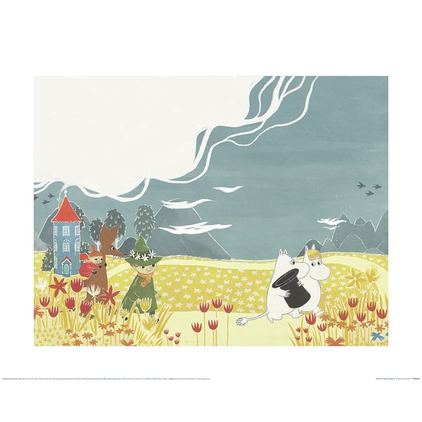 Art Group Tales From Moominvalley By Moomin Unframed Painting